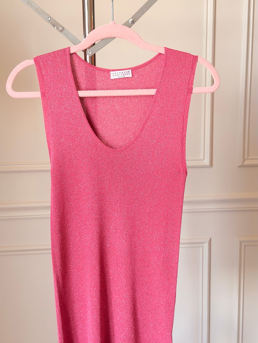 Authentic Brunello Cucinelli top lurex M